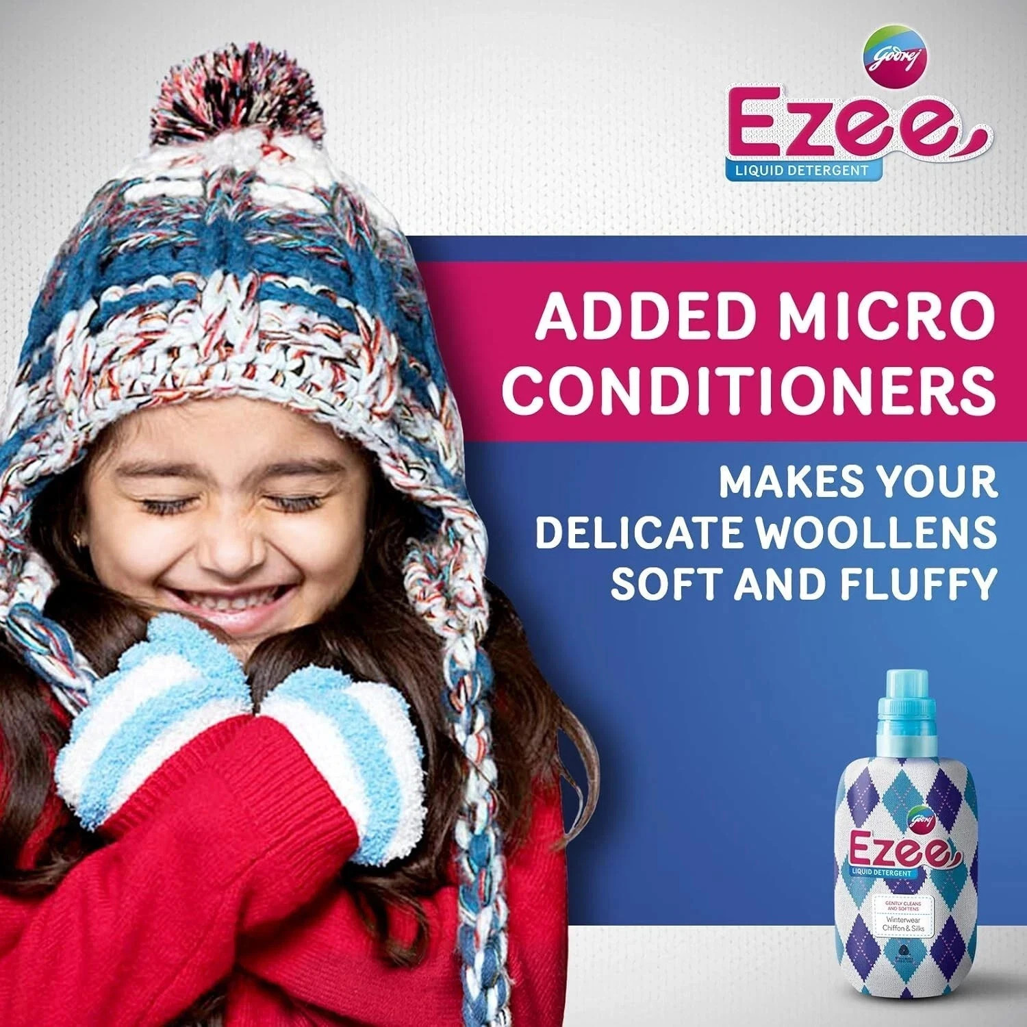 Godrej Ezee Liquid Detergent for both Top load and Front load Washing – 500g