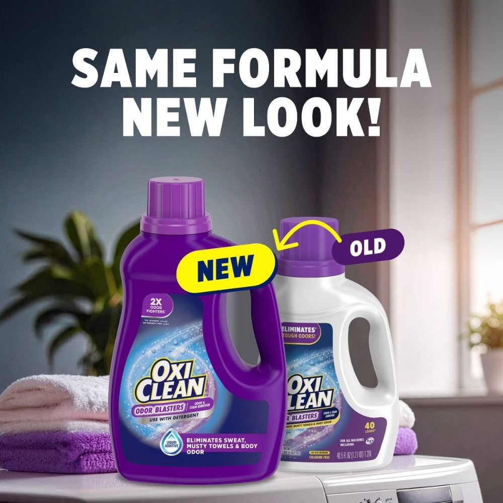 OxiClean Odor Blaster Laundry Additive, 66oz, HE, Phosphate-Free