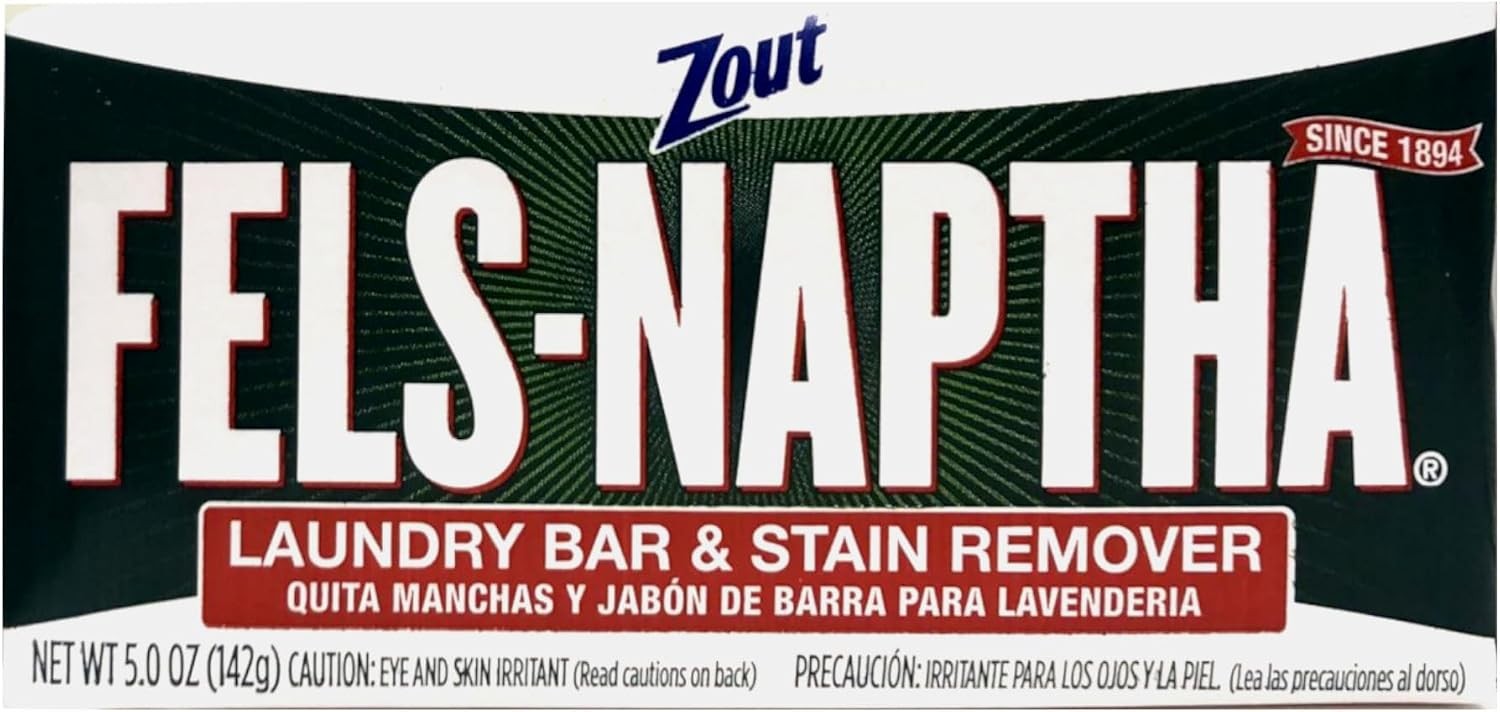 Fels-Naptha Heavy Duty Laundry Bar Soap 5 Ounces