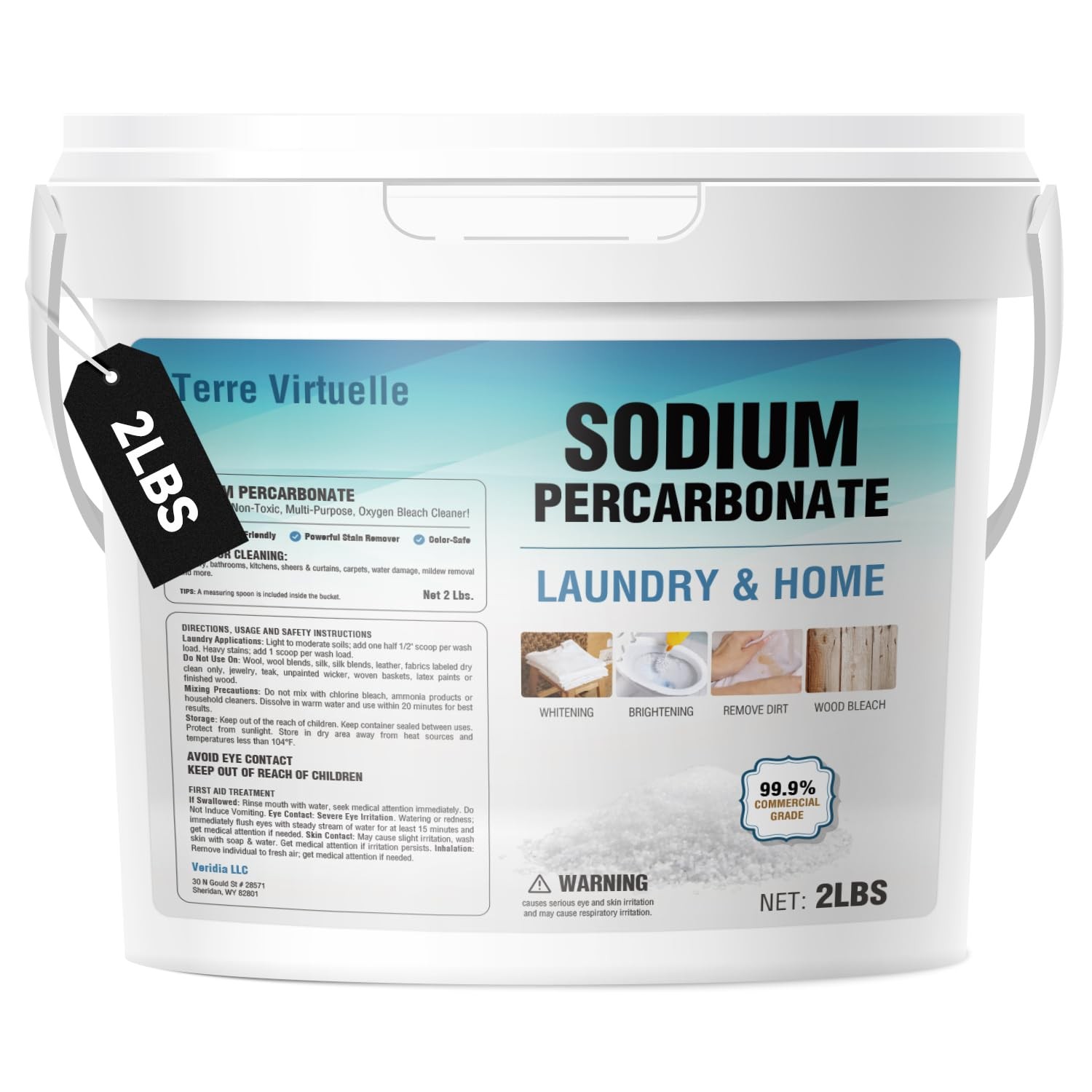 Sodium Percarbonate – Oxygen Bleach Powder & Laundry Booster – Multi-Purpose …