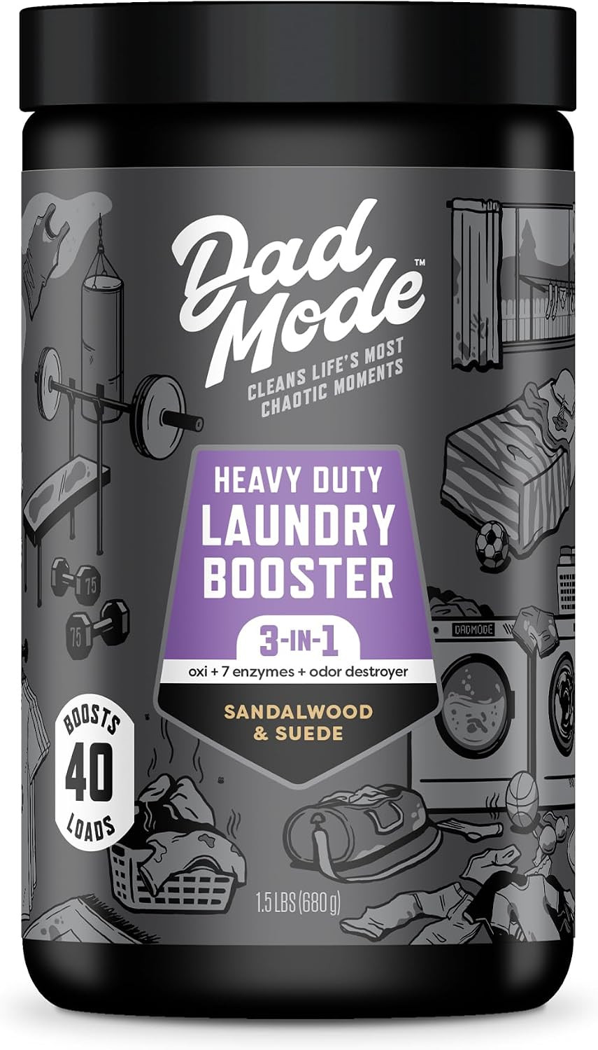 7-Enzyme Laundry Booster Powder – Oxygen Stain Remover, 40 Loads | Heavy Duty In