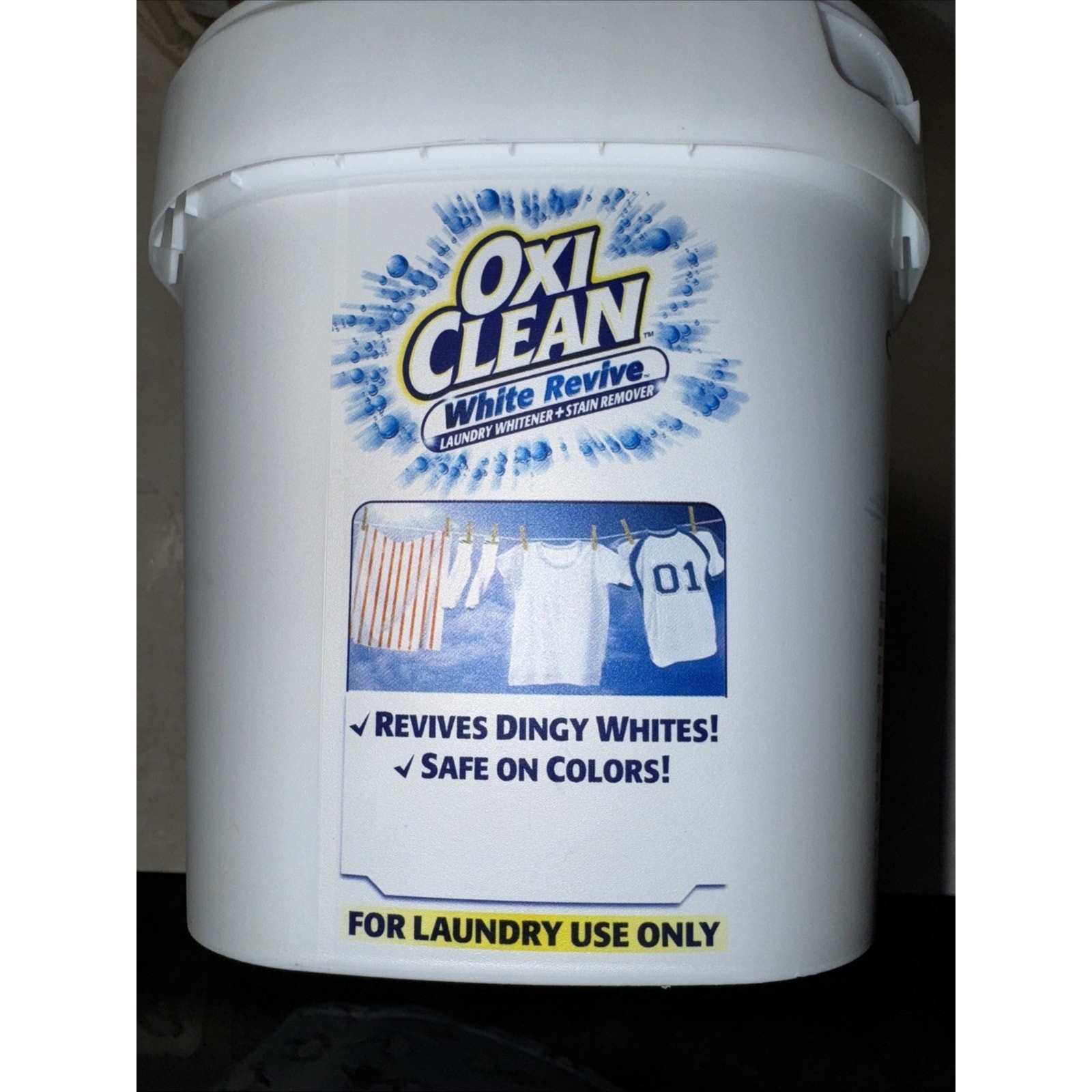 OXICLEAN WHITE REVIVE LAUNDY WHITENING POWDER Stain Remover Color Safe 3 Lb 45 L