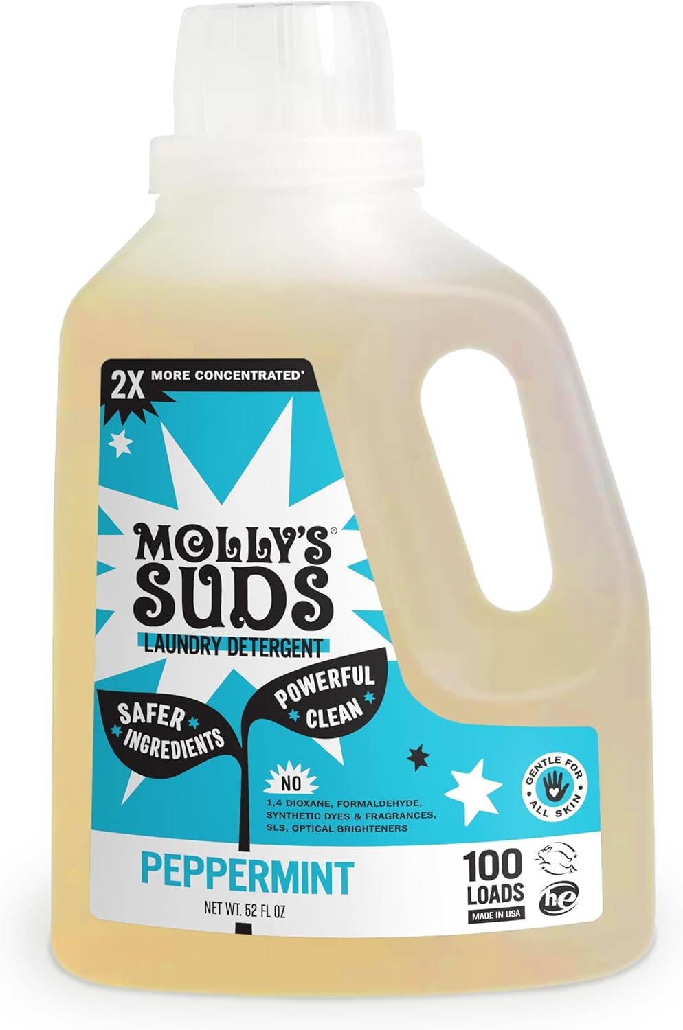Molly’s Suds Liquid Laundry Detergent | Clean Laundry Detergent Soap for Sensiti