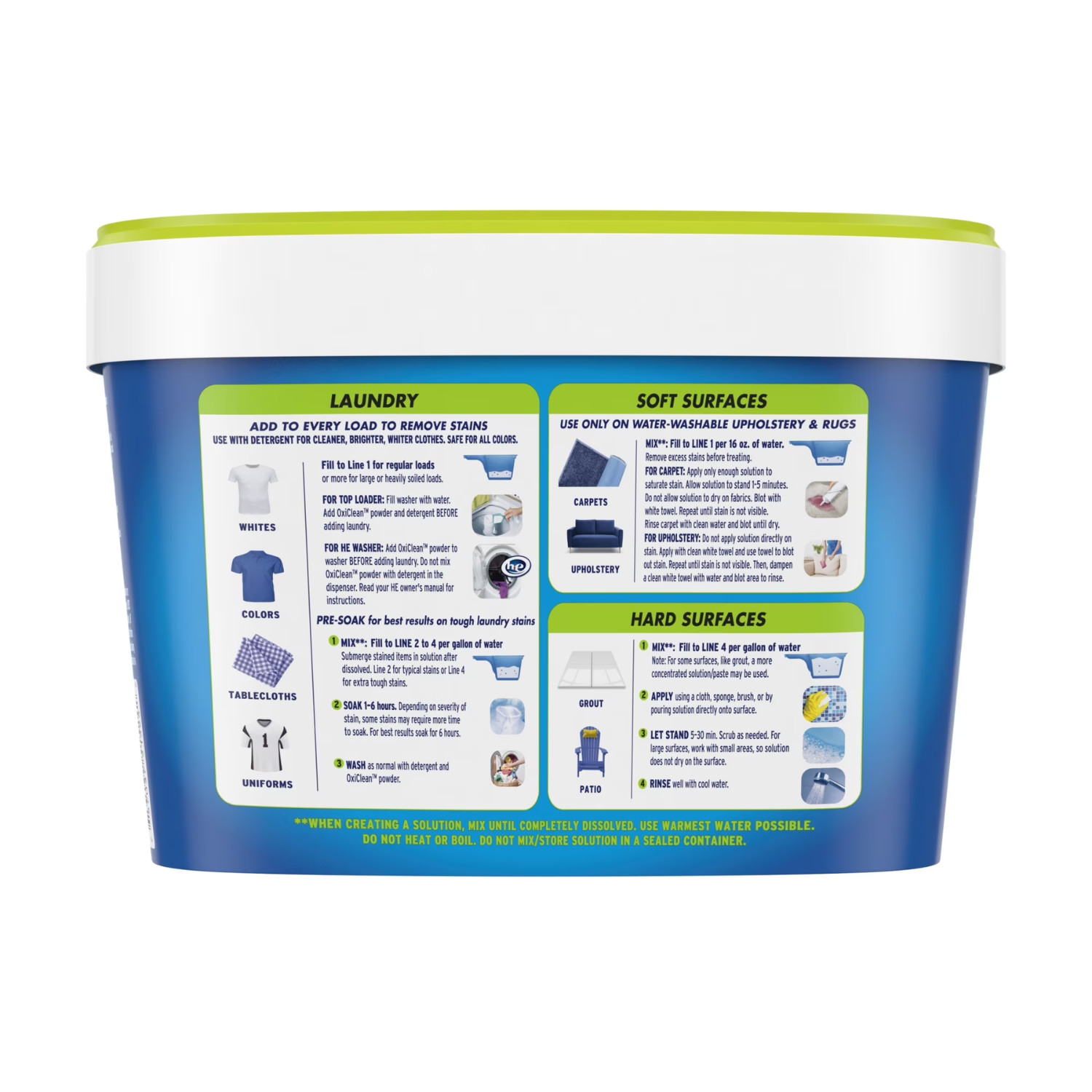 (3 Pack) OxiClean Free Home & Laundry Stain Remover Powder, 3 lb Fragrance Free