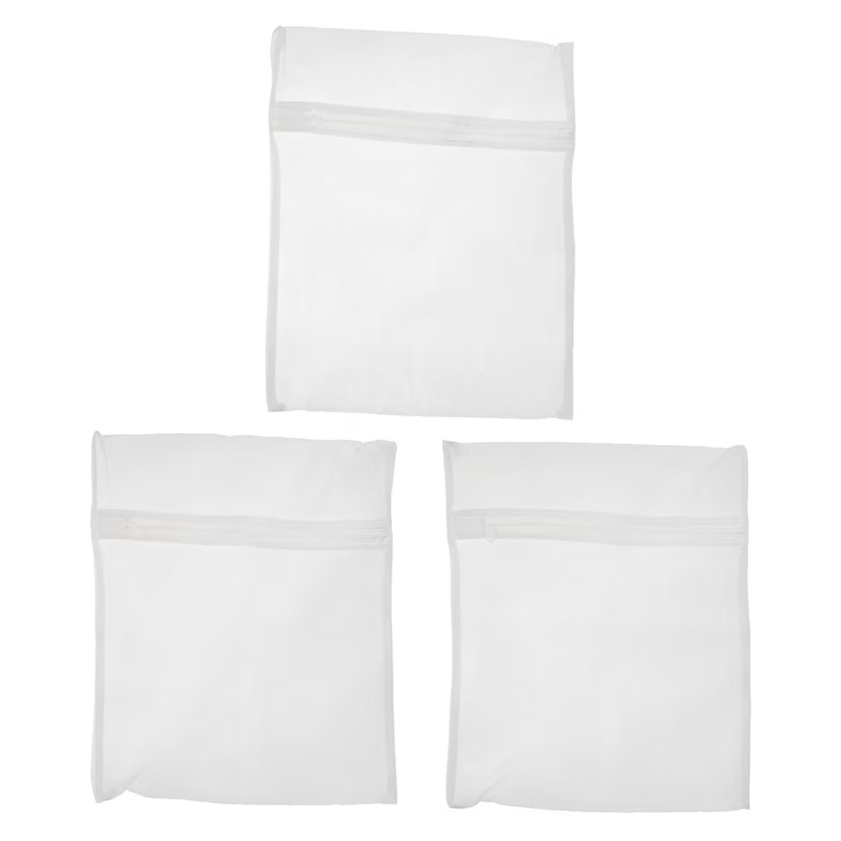 Essentials 3ct Zipper Mesh Laundry Bags 12″x15″