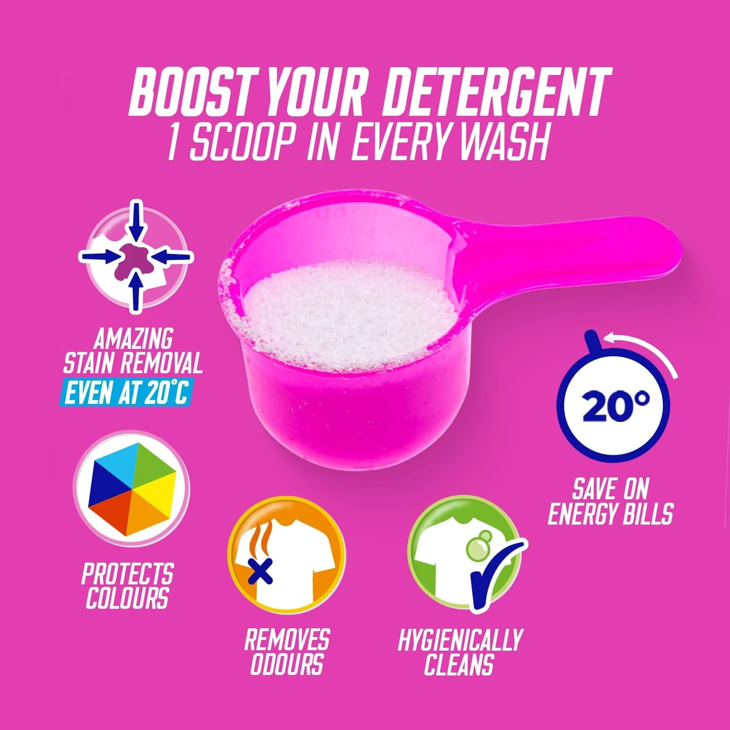Vanish Oxi Action Powder Chlorine Bleach Free Laundry Booster 1kg