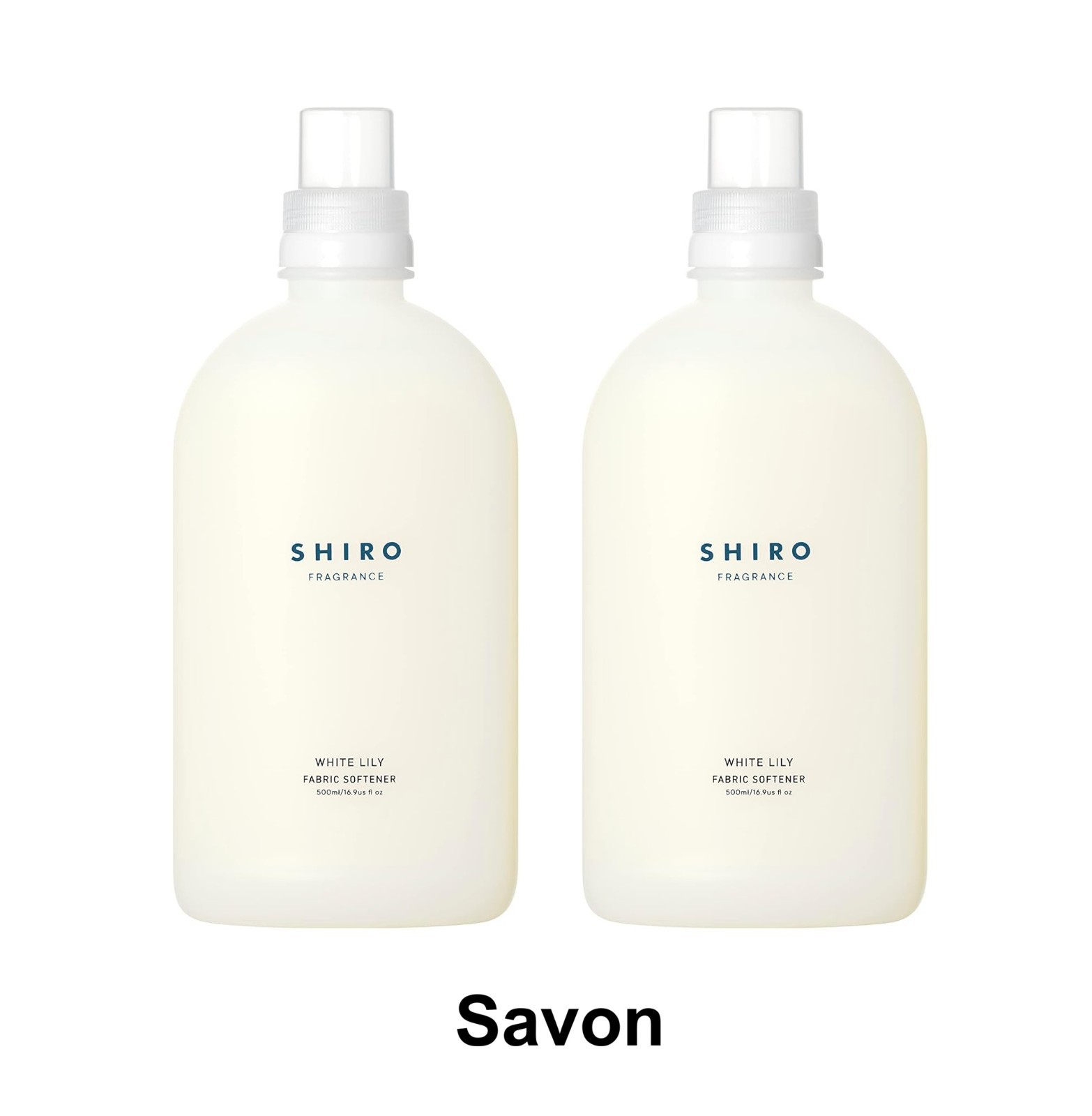SHIRO Savon Fabric Softener 500mL x2 Fabric Conditioner Made in Japan