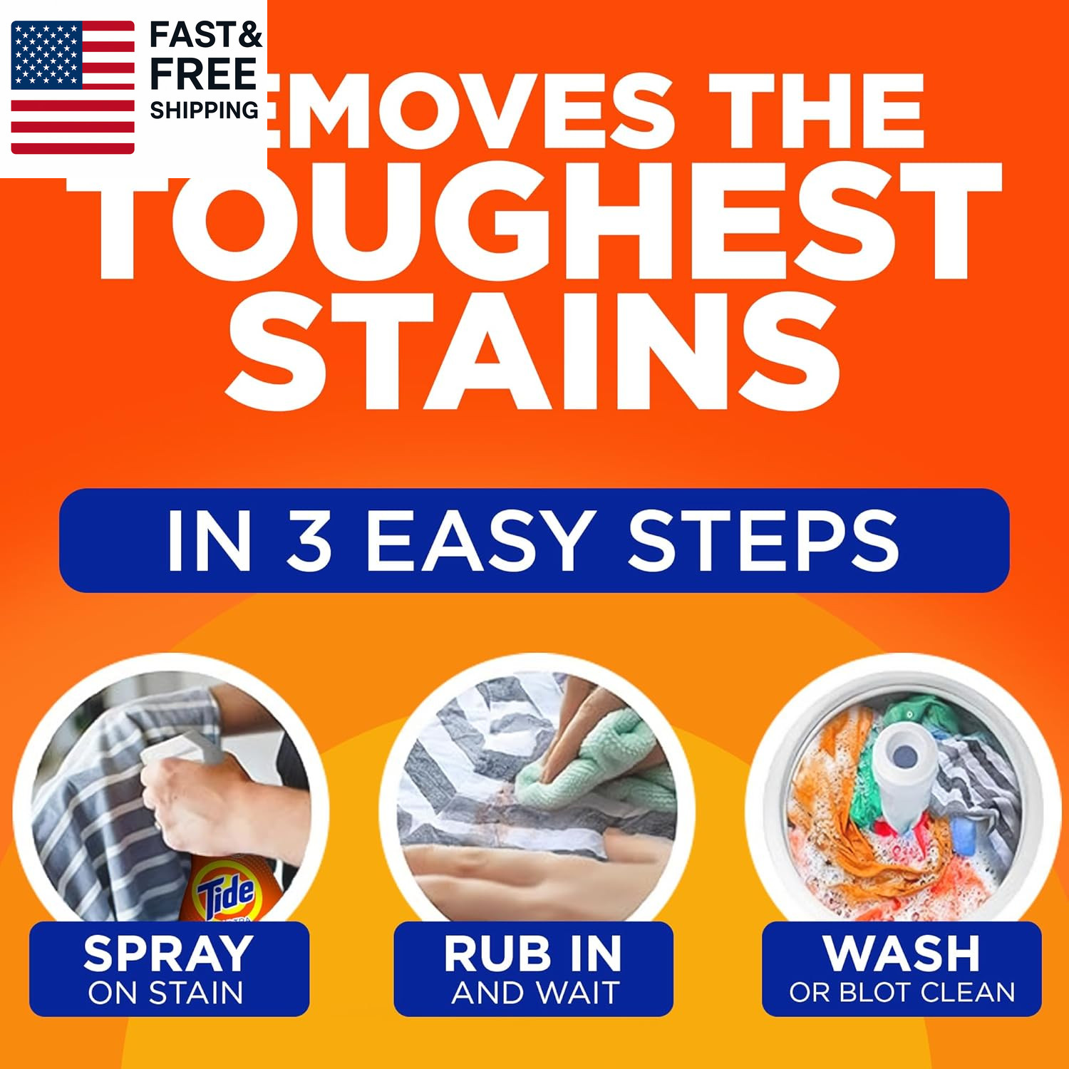Laundry Stain Remover with Oxi, Rescue Clothes, Upholstery, Carpet and More from