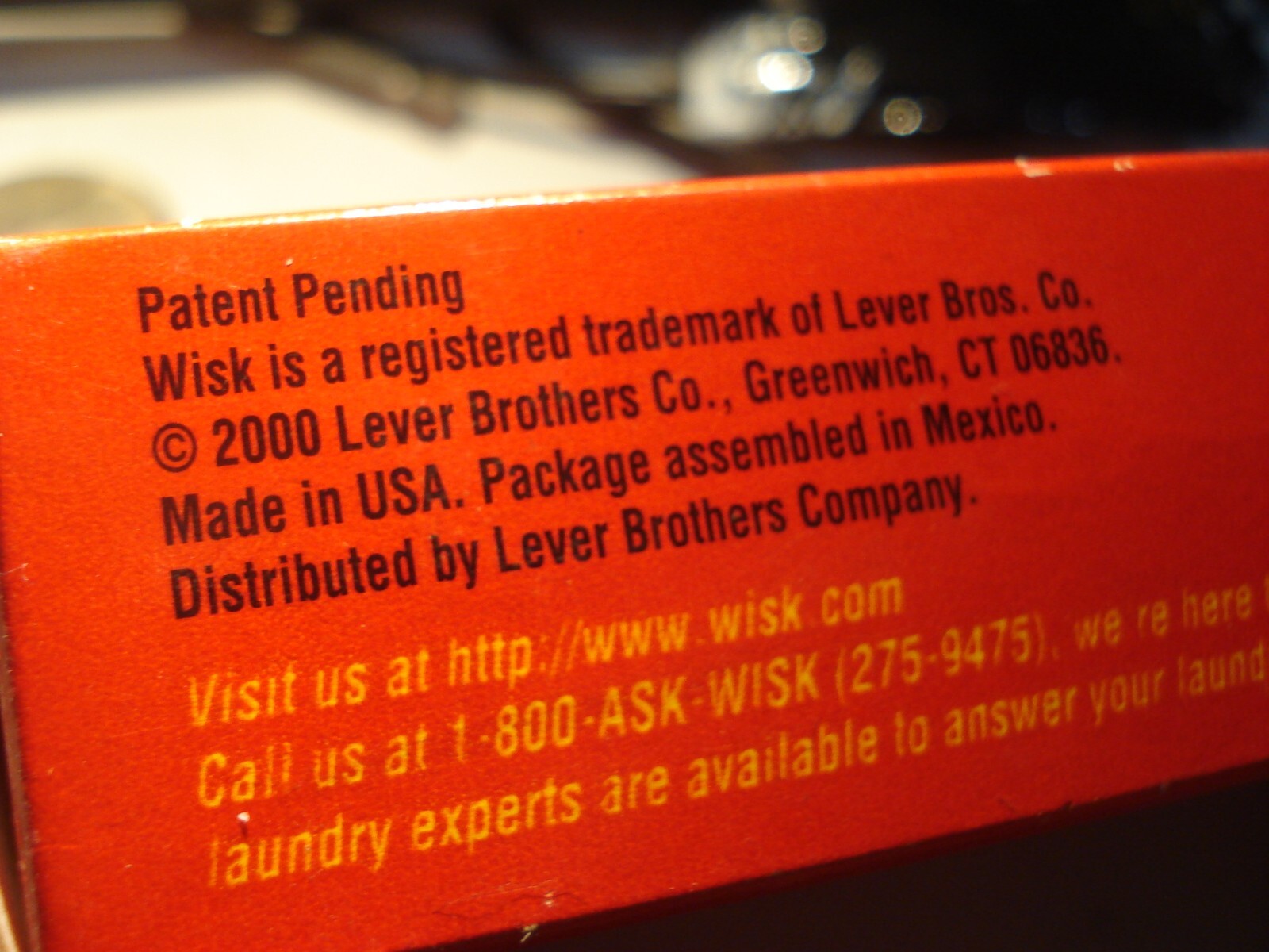 2 boxes Vintage WISK Laundry Tablets 2000 Sample 2 tablets per box