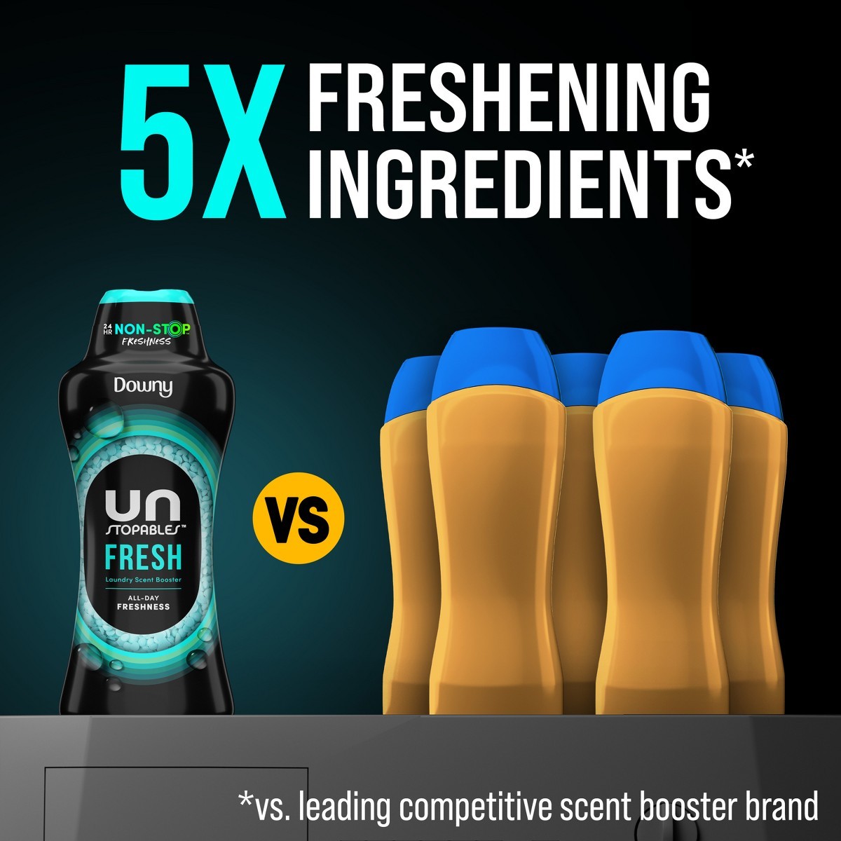 Downy Fresh Scent Unstopables In-Wash Laundry Scent Booster Beads – 18.2oz