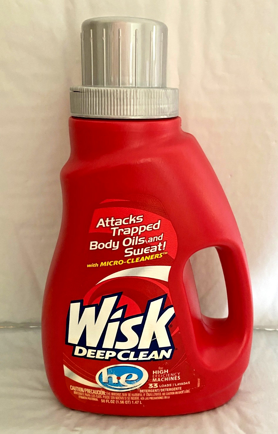 Wish Deep Clean HE High Efficiency Laundry Detergent MicroCleaners 50 oz, NEW