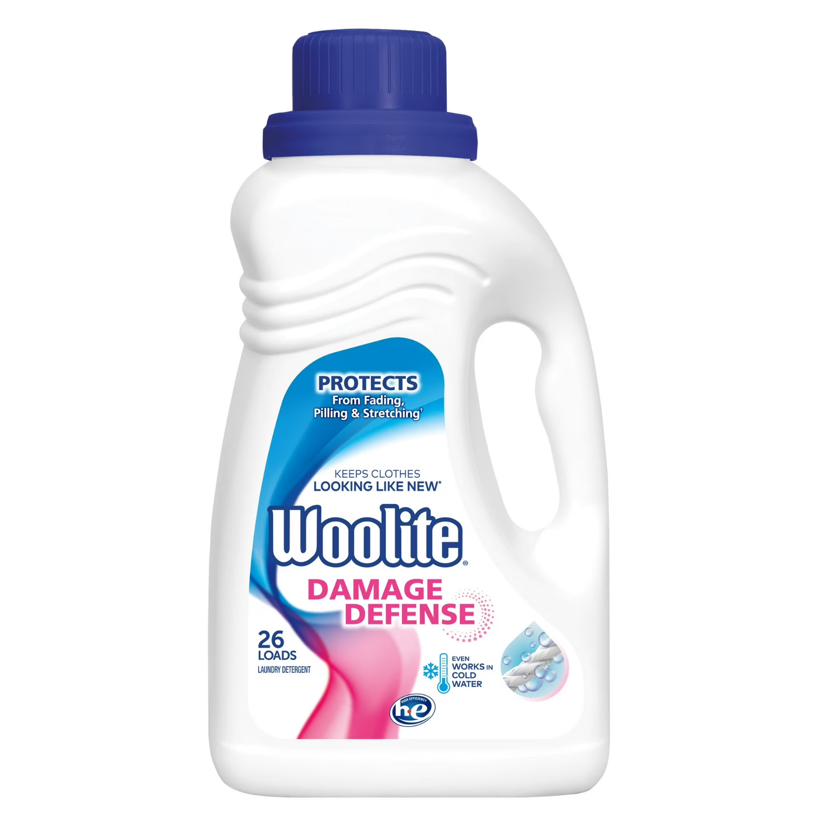 Woolite Damage Defense Liquid Laundry Detergent, 40 fl oz, 26 loads
