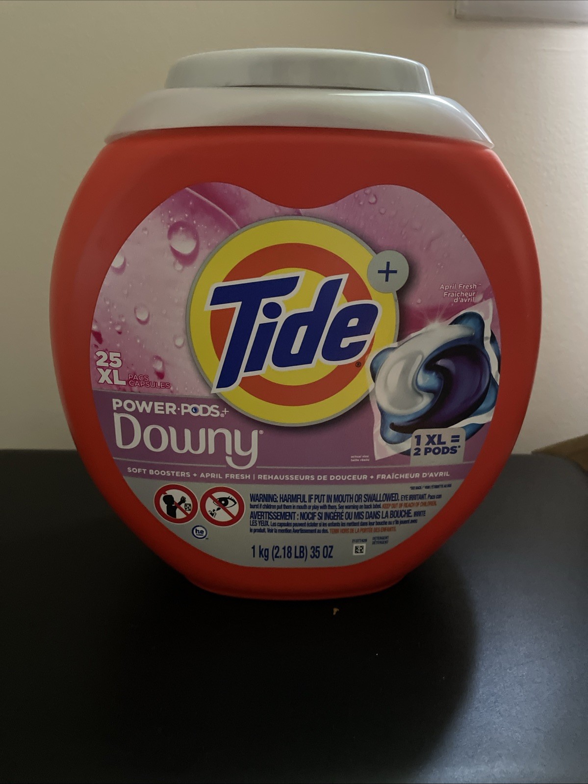 Tide Power PODS with Downy Soft Boosters Laundry Detergent Pacs, April Fresh Sce