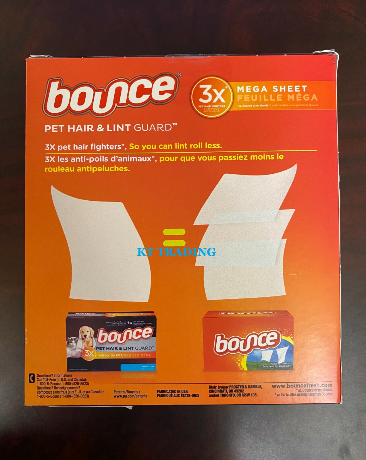 bounce Pet Hair & Lint Guard MEGA DRYER SHEETS with 3X Pet Hair Fighter ~ 130 Ct
