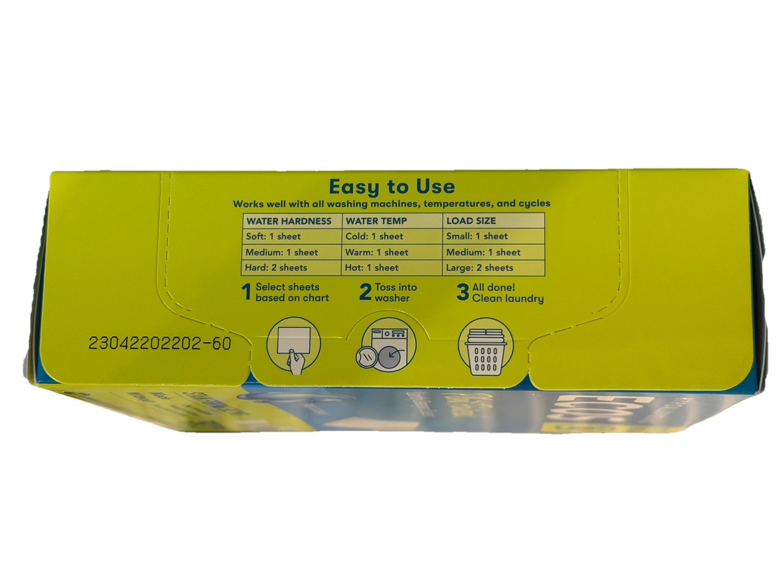 ECOS Vegan Laundry Detergent Sheets – 50 Hypoallergenic Sheets, Liquid Free