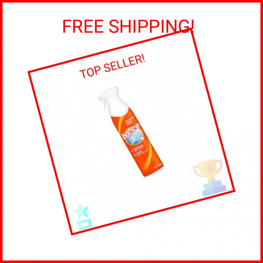 Bounce Anti Static Spray, 3 in 1 Instant Anti Static Spray & Instant Wrinkle Rel