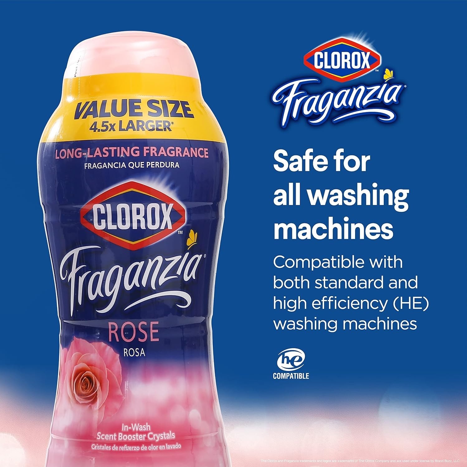 Clorox Fraganzia Laundry Crystals Spring Scent Fabric Freshener 1 Count Pack