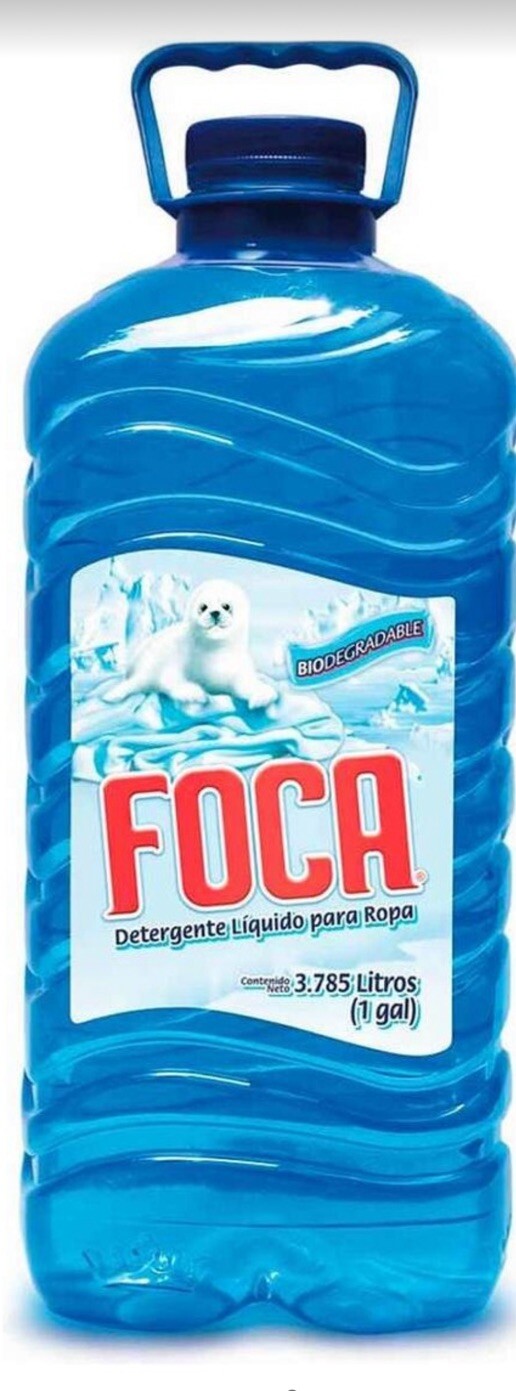 2 Pack Detergente Foca 1 Galon (3.785 Lts)each