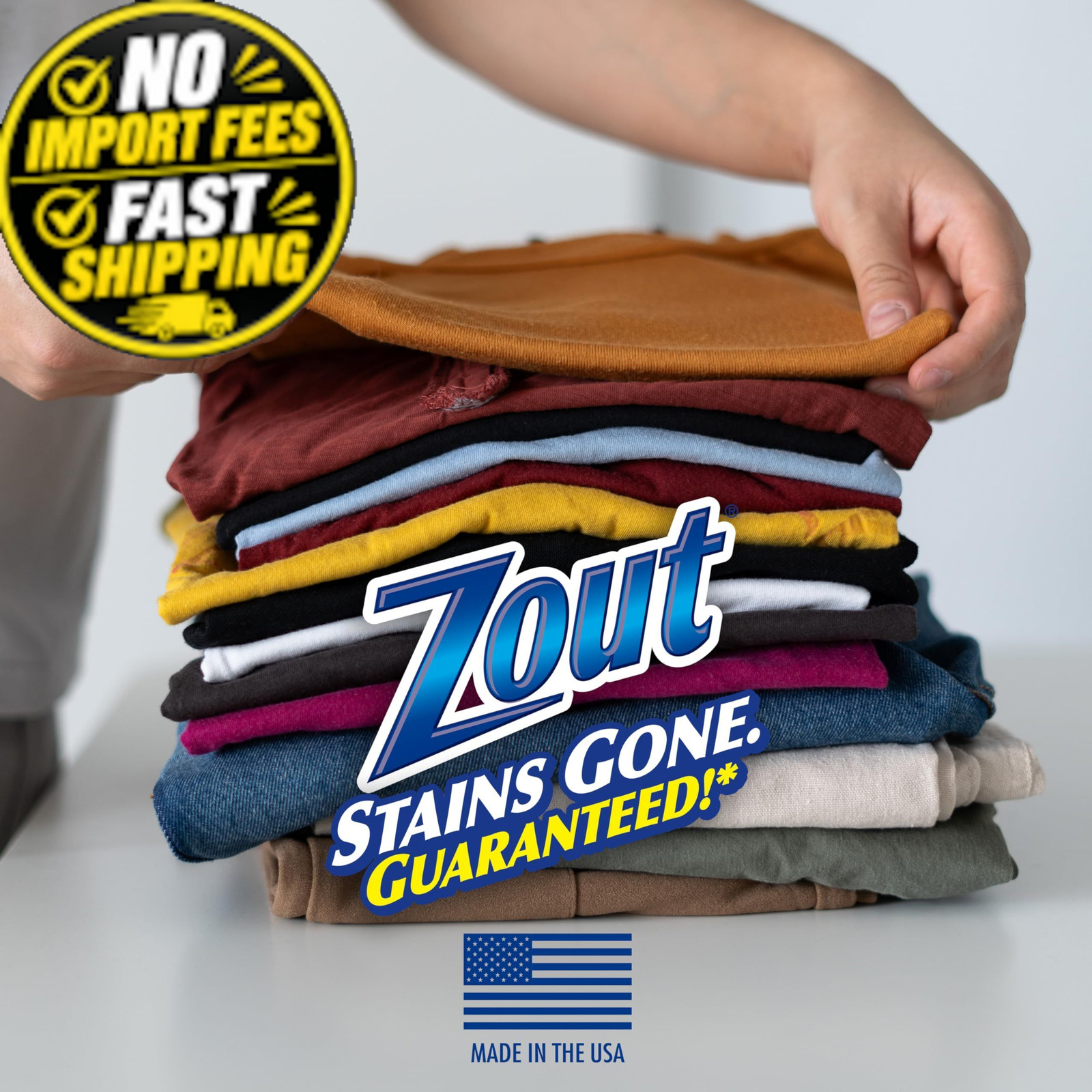 Zout Laundry Stain Remover, Triple Enzyme 12 Fl Oz (Pack of 1), No Color