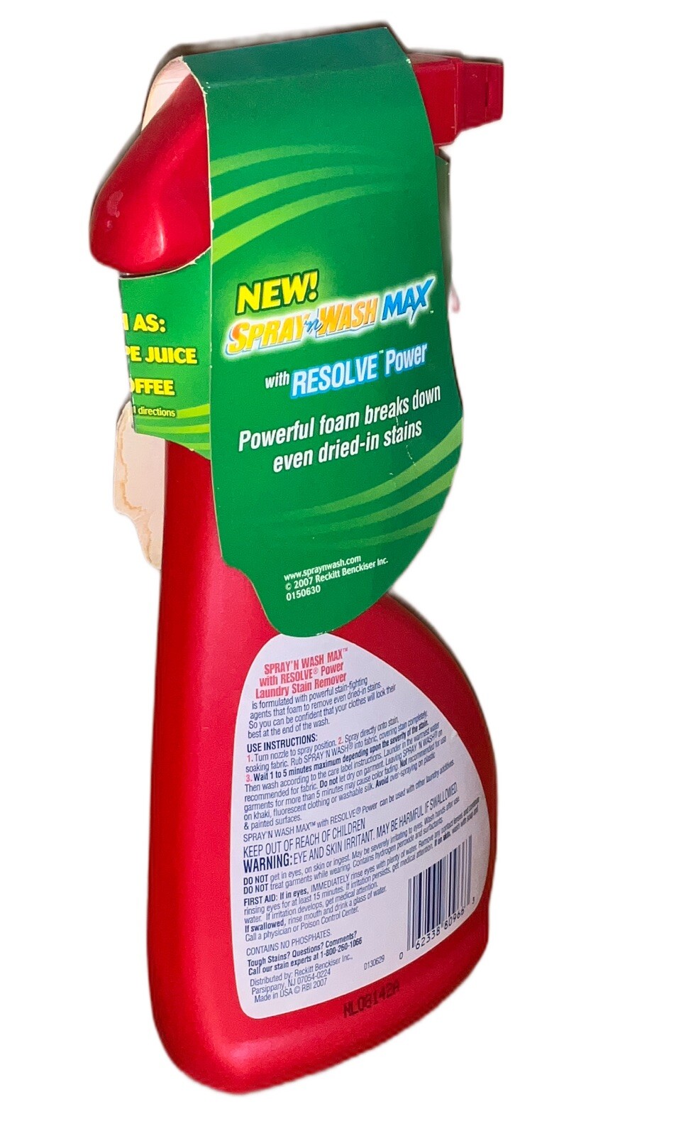 Spray ‘n Wash Max Laundry Stain Remover With Resolve Power 12 fl oz Discontinued