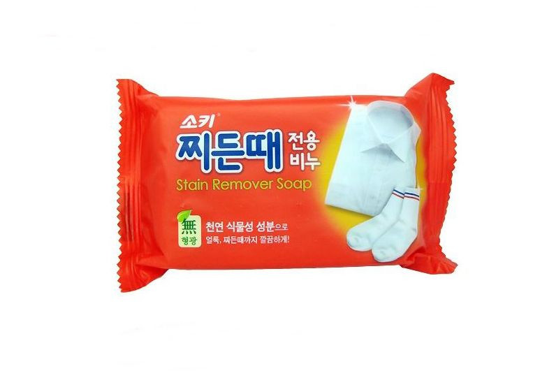 SOKI Stain Remover Dedicated Laundry Soap Bar 150g 1,3,5ea, Sleeve Collar Socks