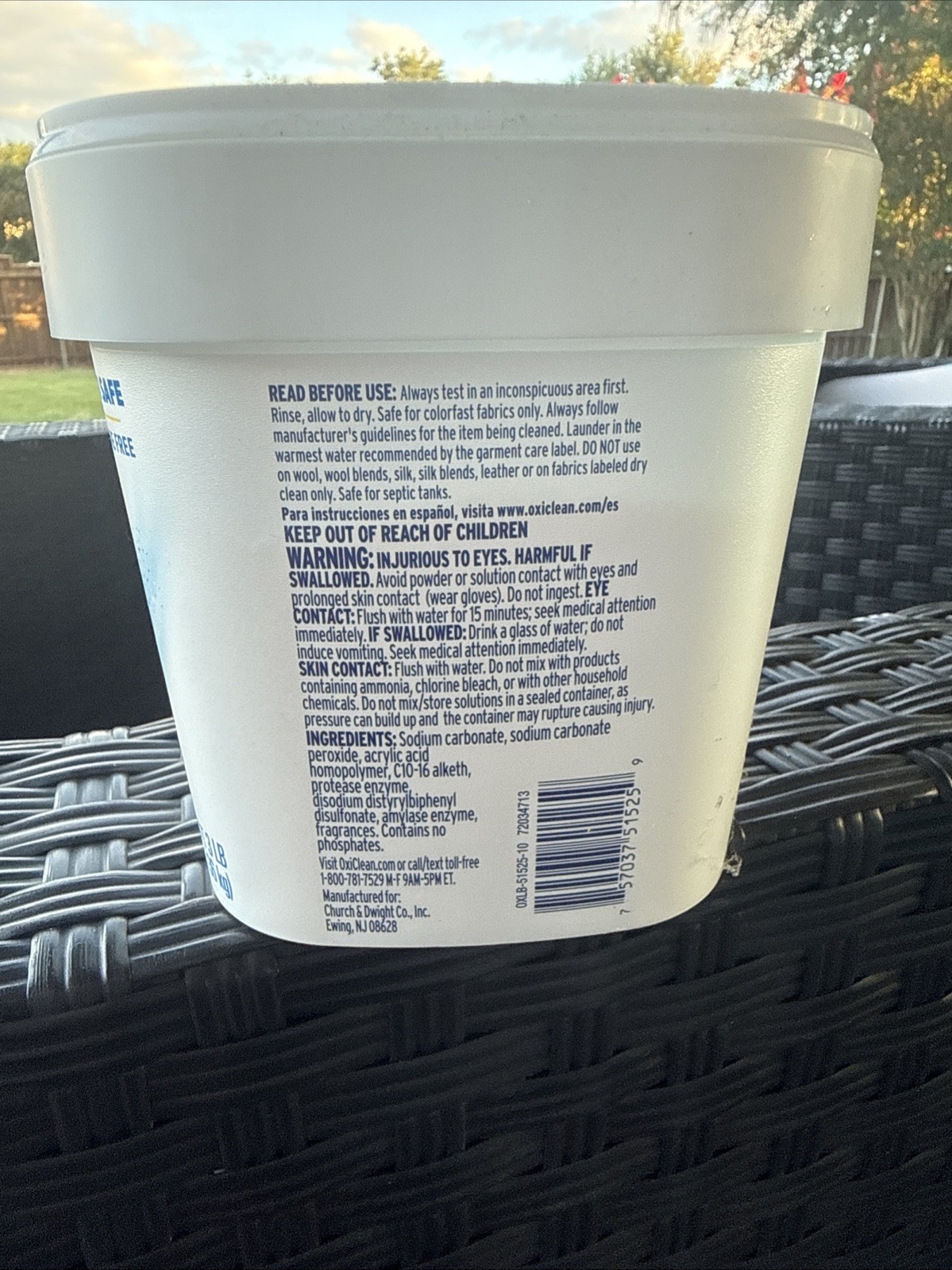 OxiClean White Revive Laundry Whitener and Stain Remover Powder, 3 lb