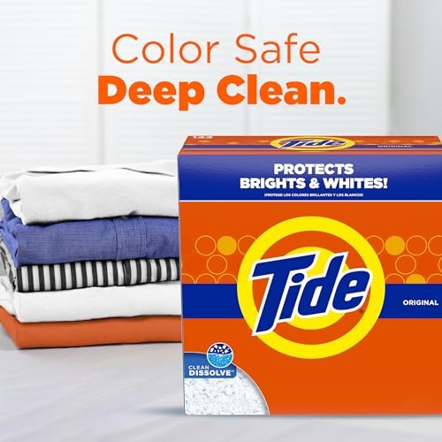 Tide Original Powder Laundry Detergent, 85 oz, 75 Loads, HE Machine Safe