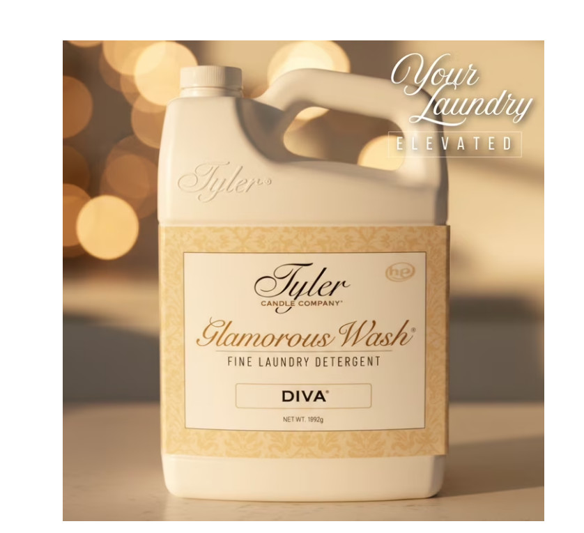 Tyler Candle Diva Glamorous Wash Liquid Laundry Detergent, 24 Loads, 64 fl oz