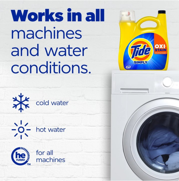 4 Pack Oxi Boost + Ultra Stain Laundry Detergent, Refreshing Breeze, 74 Loads Pk