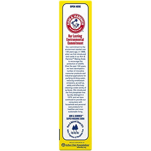 ARM & HAMMER Super Washing Soda Household Cleaner 55 Ounce (Pack of 1), Multi