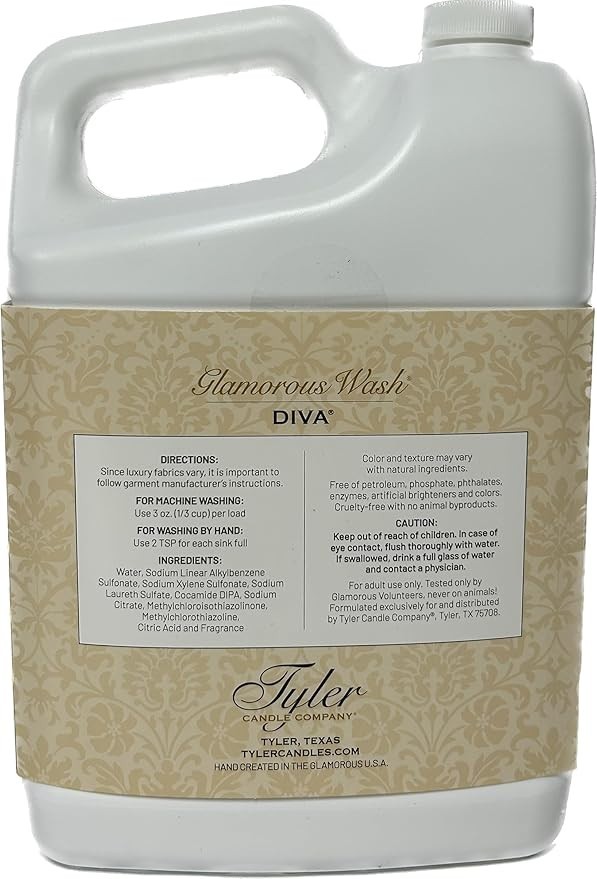 TYLER Gallon Glam Wash Laundry Detergent, Diva 128 Fl Oz (Pack of 1)