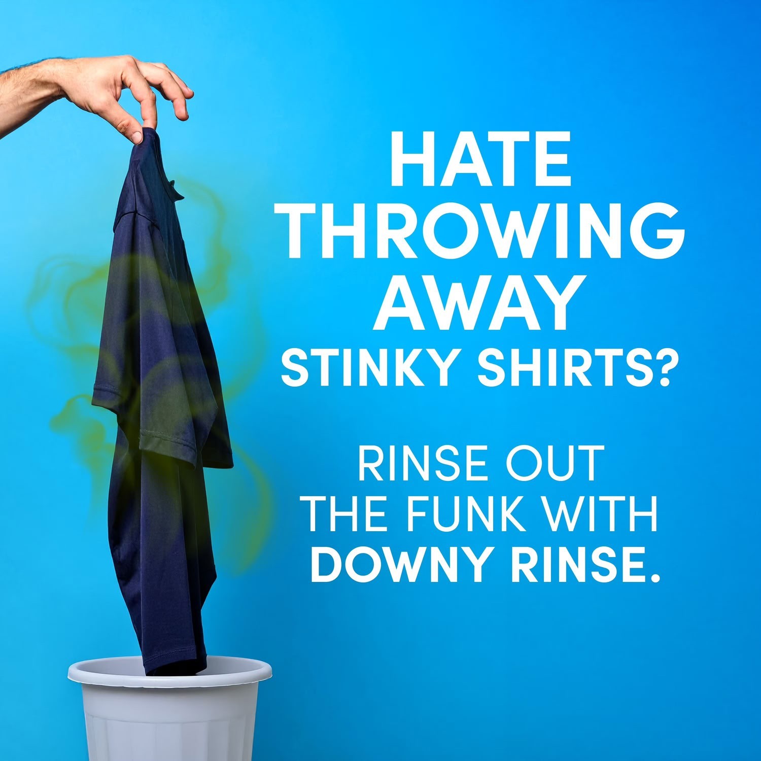 Downy Rinse Out Odor Laundry Rinse Ocean Mist Scent Refreshes 48 Fl Oz