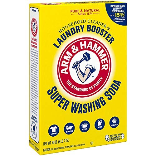 ARM & HAMMER Super Washing Soda Household Cleaner 55 Ounce (Pack of 1), Multi