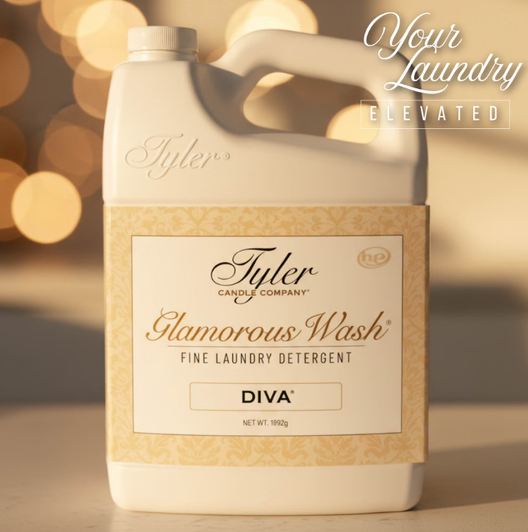 Tyler Candle Diva Glamorous Wash Liquid Laundry Detergent, 24 Loads, 64 fl oz