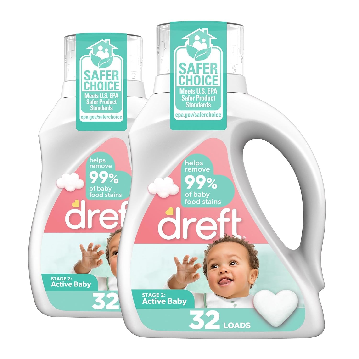 Dreft Toddler Liquid Laundry Detergent Gentle Sensitive Skin Hypoallergenic