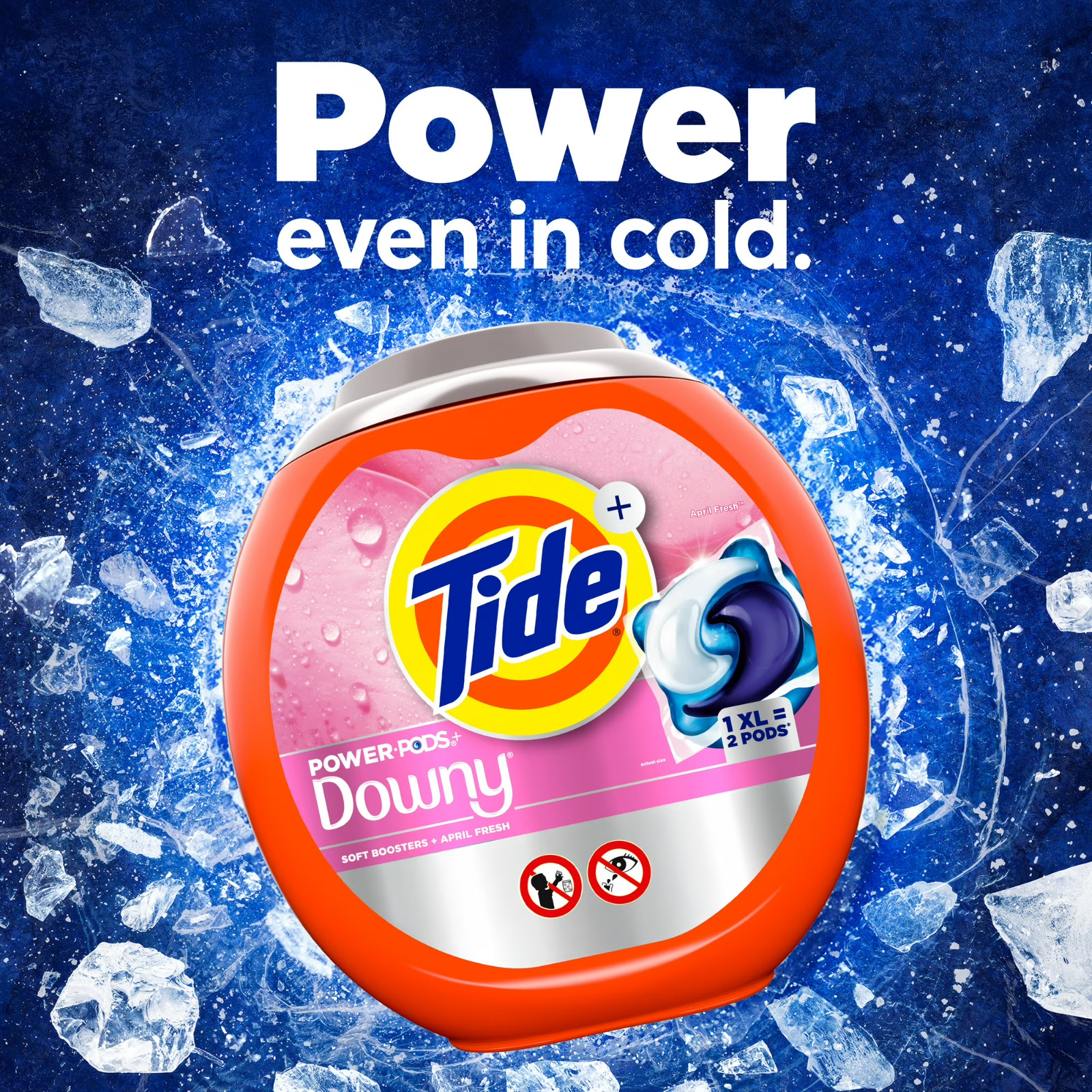 [BIG SALE] Tide Power PODS + Downy Laundry Detergent April Fresh 45 Ct