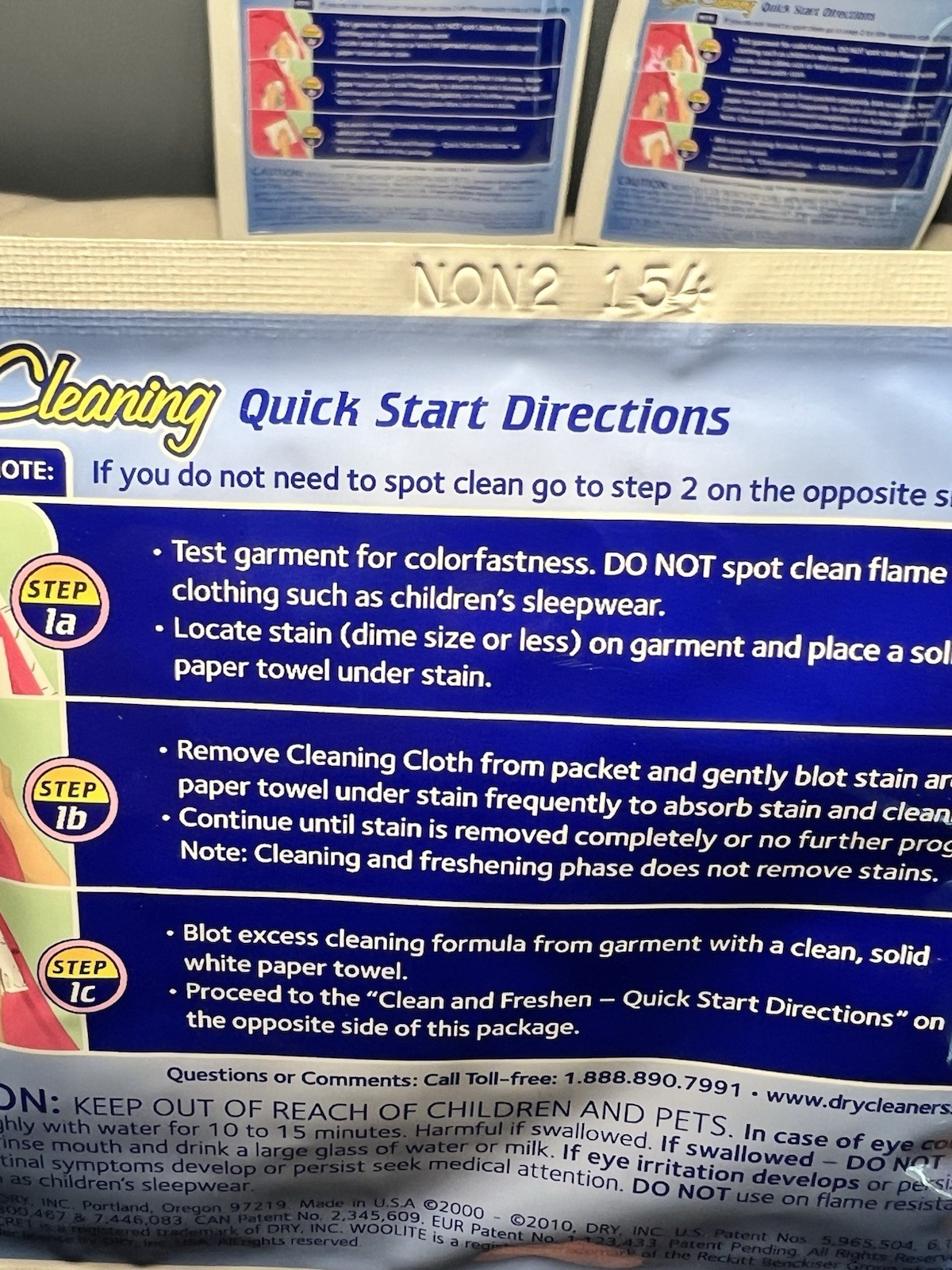 Woolite Dry Clean At Home By Dry Cleaner’s Secret 3 NEW Cloths Discontinued RARE