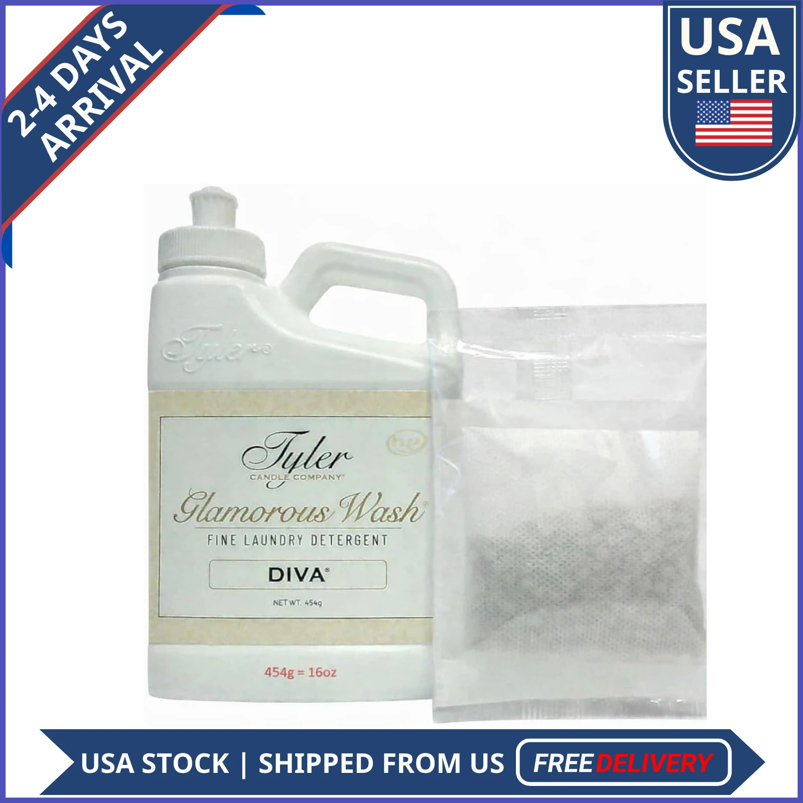 Tyler Glamorous Wash Diva Scented Laundry Detergent 32oz 907g