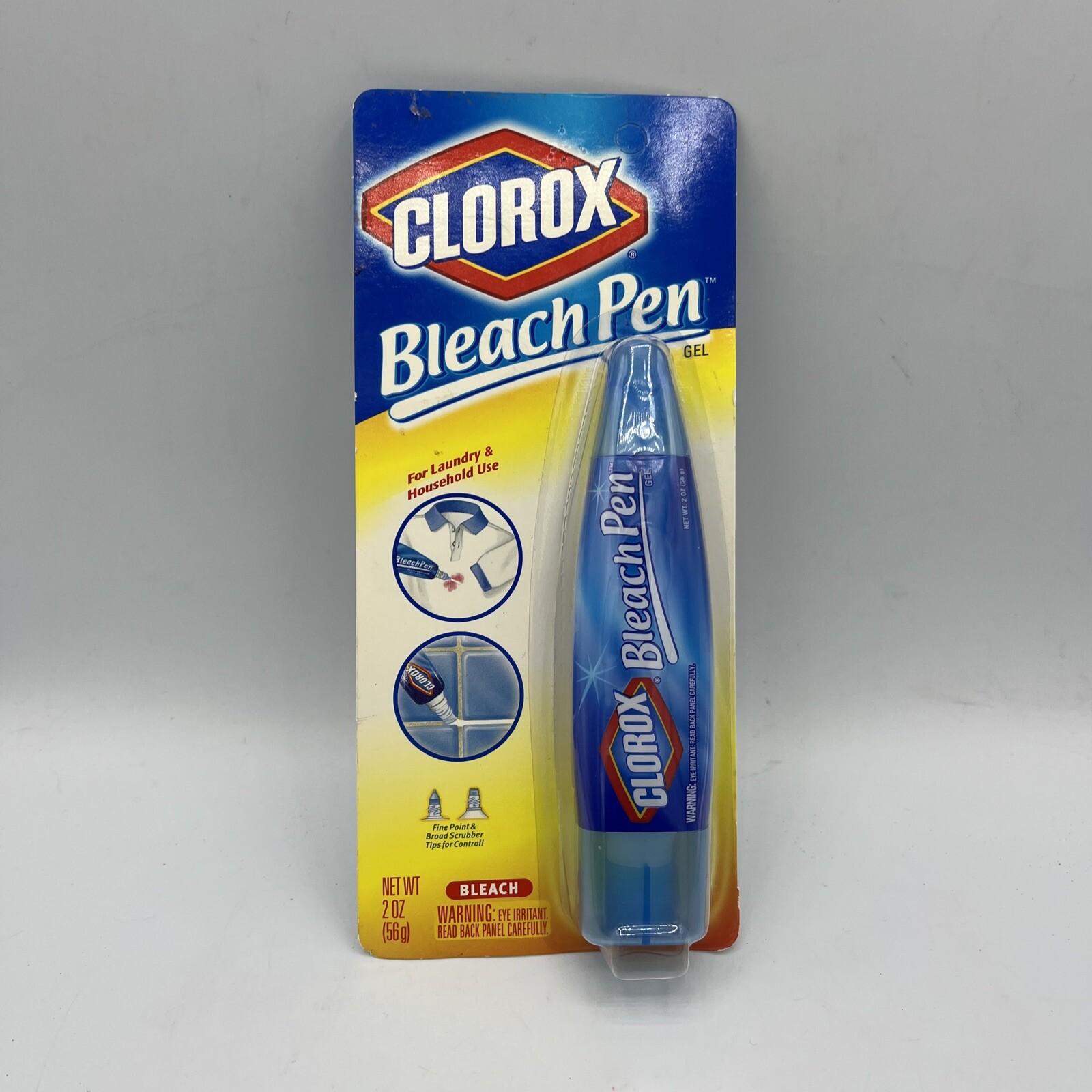 Clorox Bleach Pen Gel For Whites Dual Tipped 2 Oz 2002 Discontinued Sealed NEW