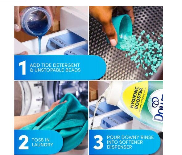 Rinse and Refresh Odor Remover Cool Cotton Scent Liquid Fabric Softener, 70-Load