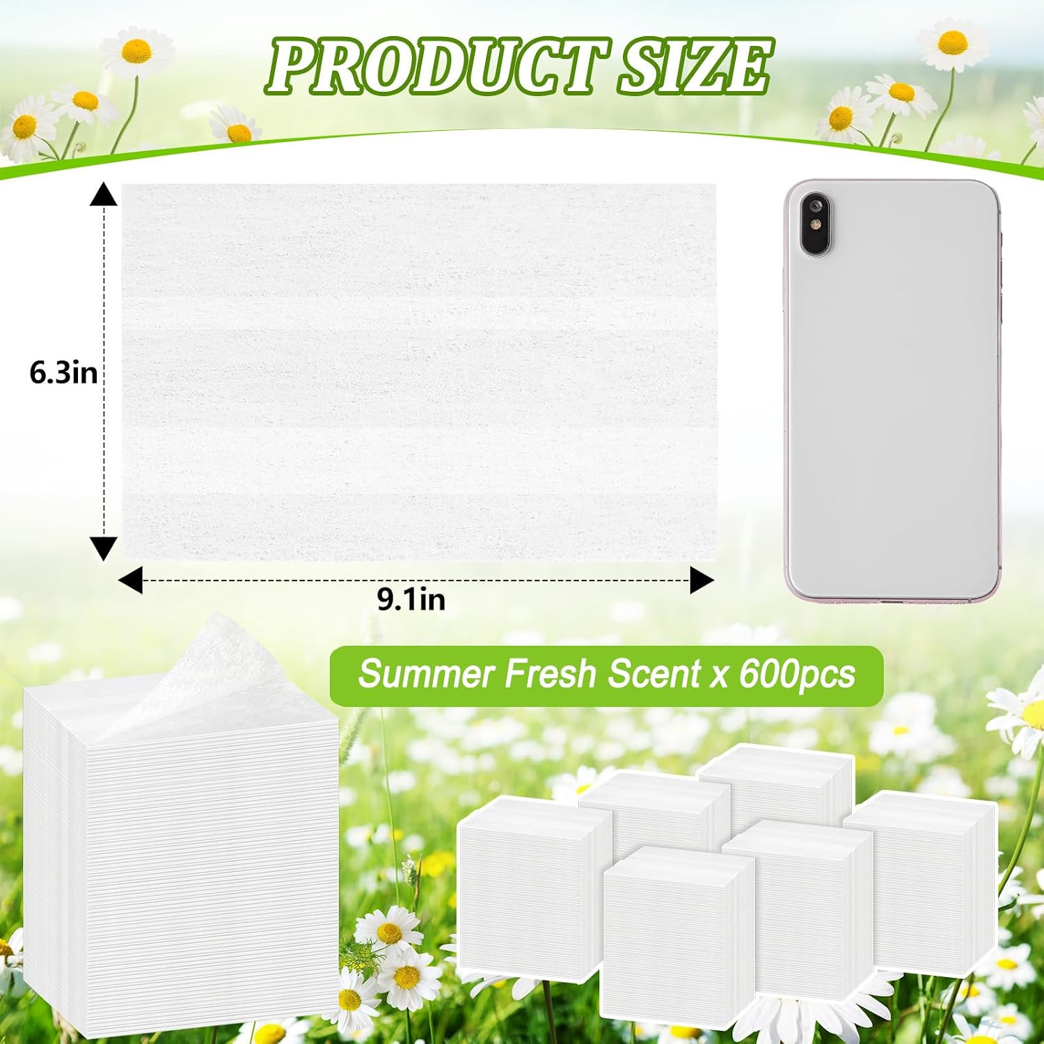 600 Count Dryer Sheets Bulk Fabric Softener Fresh Scent Dryer Sheets Naturally S