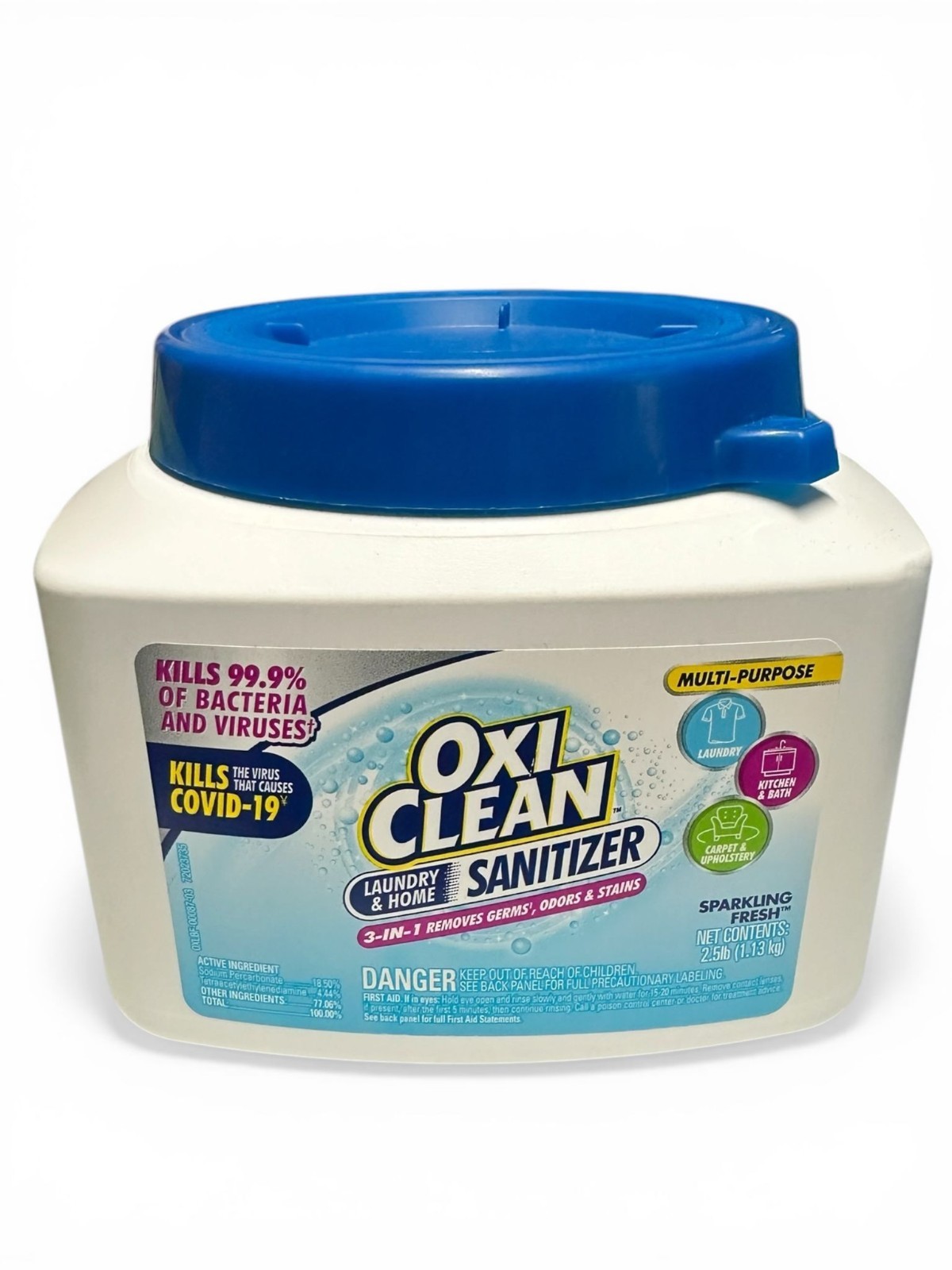 OxiClean Sparkling Fresh Laundry & Home Sanitizer 2.5lb/ 1.13kg-New Discontinued