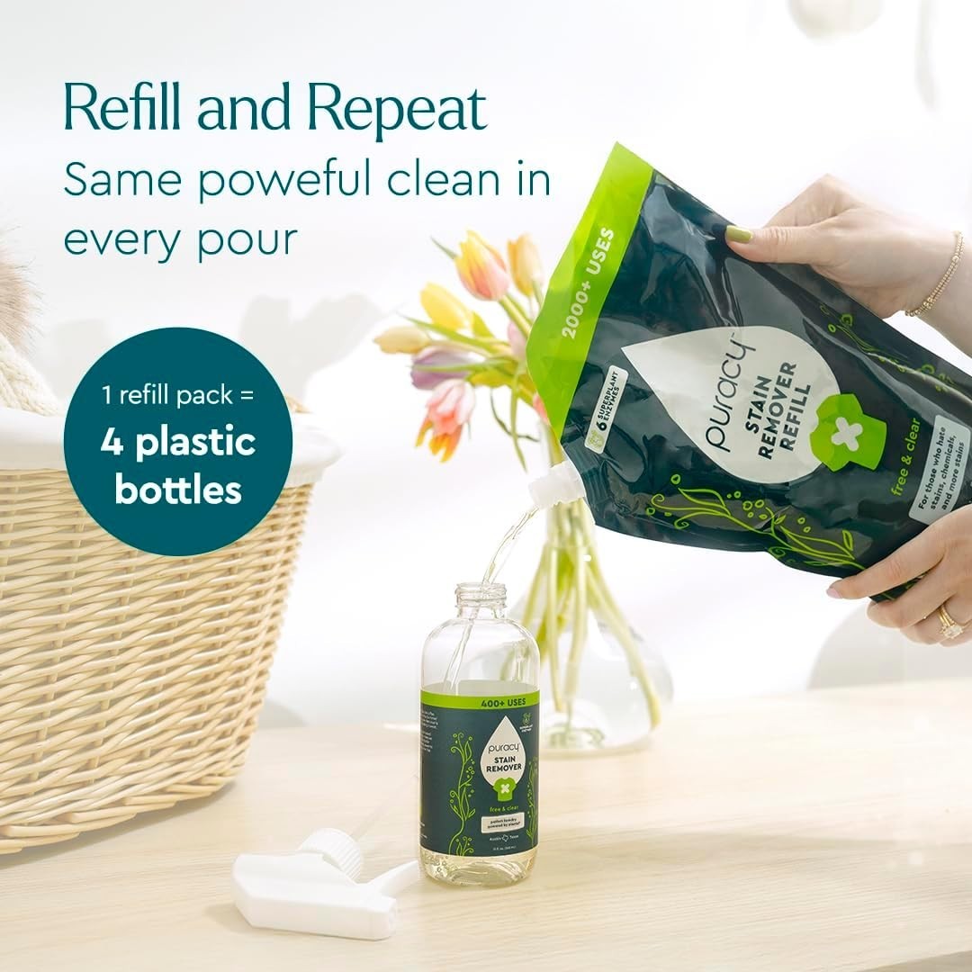 Puracy Stain Remover, Travel and Laundry Stain Cleaner for Clothes, Baby Essenti