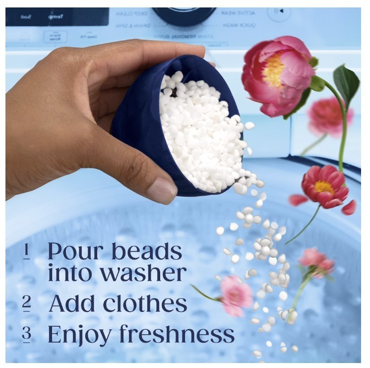 SALE-Downy Boutique Botanicals In-Wash Scent Booster Beads Peonia 21.1 oz 2 Pack
