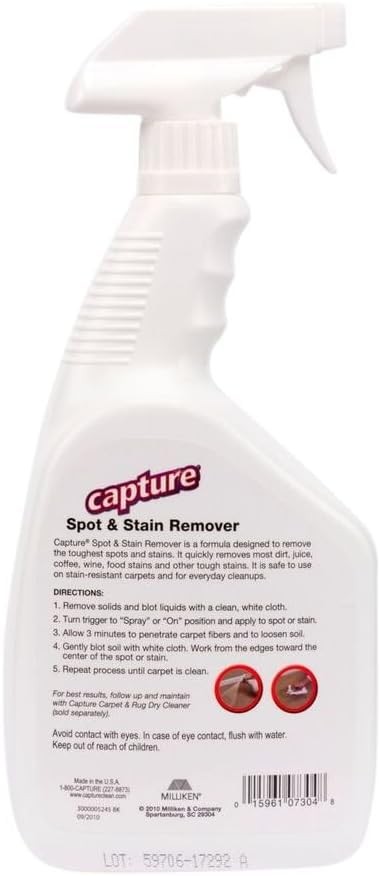 Carpet Stain Remover Rug Cleaner Couch Sofa Upholstery Odor Eliminator 32 oz