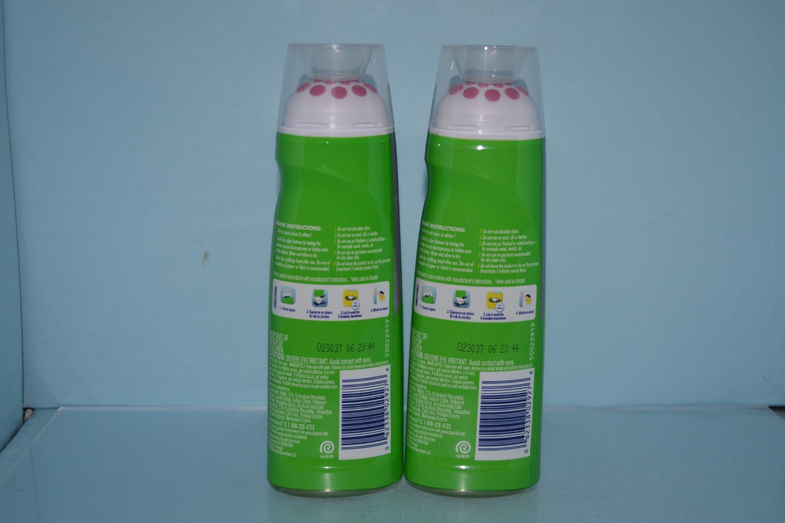 (2) Spray n Wash Max Laundry Stain Remover Gel Stick, Easy To Use, Scrub Top