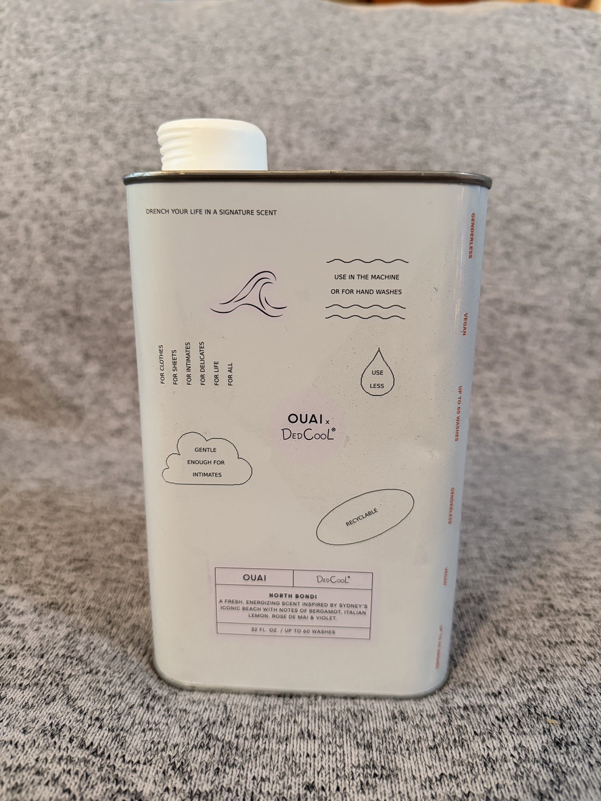 Rare Discontinued DedCool X OUAI Laundry DEDtergent Clean Non-Toxic North Bondi