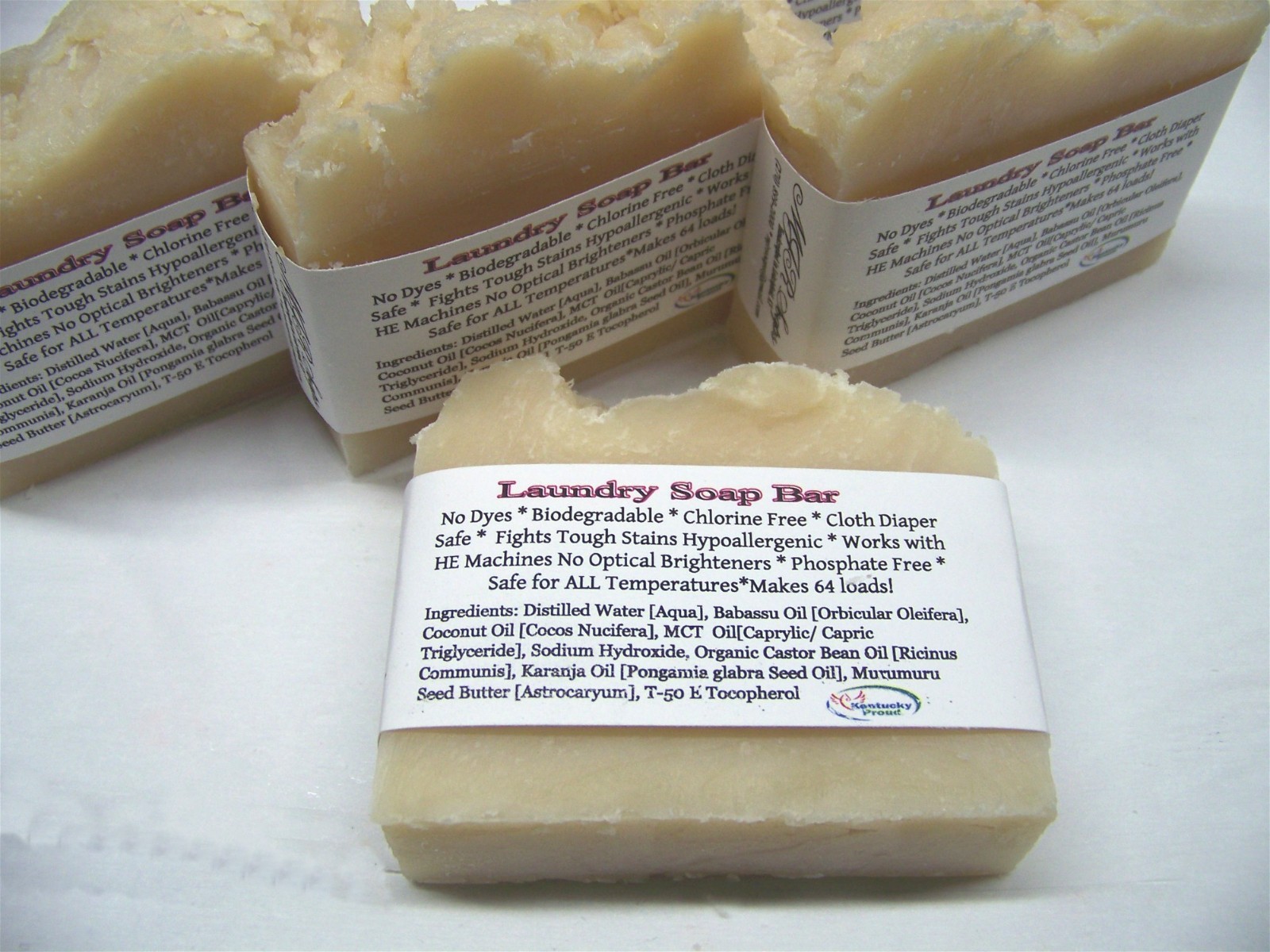 Laundry Bar Soap-For DIY laundry powder-Fantastic on dirt & grease! by MJR Soaps