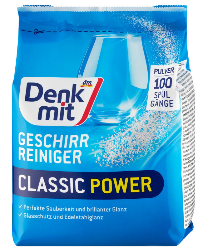 6 x 1.5 Kg Denkmit Dishwashing Liquid Powder Classic