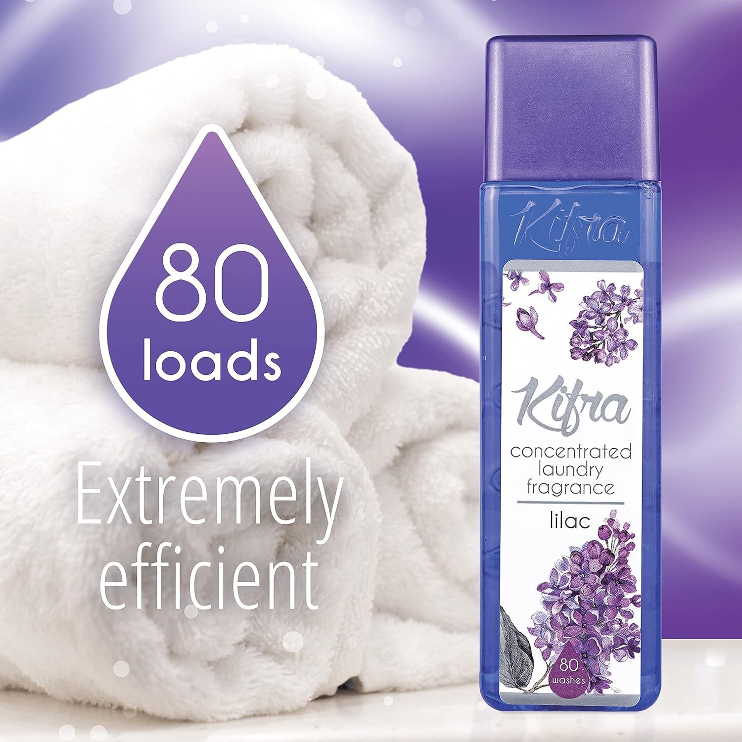 Long Lasting Lilac Laundry Perfume 6.76 Fl Oz for Fresh Smelling Clothes